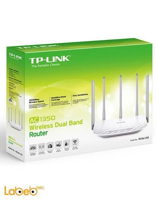 TP link AC1350 Wireless Dual Band Router - white - Archer C60