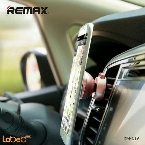 Remax Car Holder - magnet - Black & Gold - Rm-C19 model