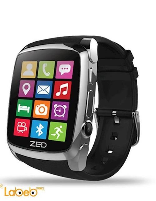ساعة ذكية ILife - شاشة 1.54 انش - لون أسود - ZED Watch