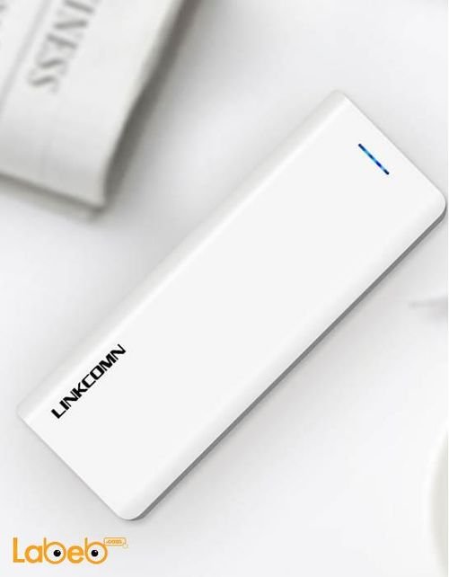 Linkcomn power bank - 15000mAh - 2xUSB - white - Jokul 150 model