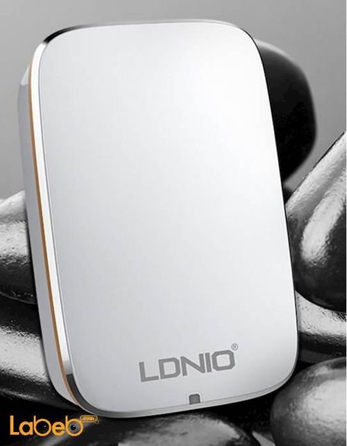 ldnio home charger - 2 USB ports - White color - A2204 model