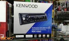 Kenwood car CD Reciever - USB and AUX - black - KDC-U363 model