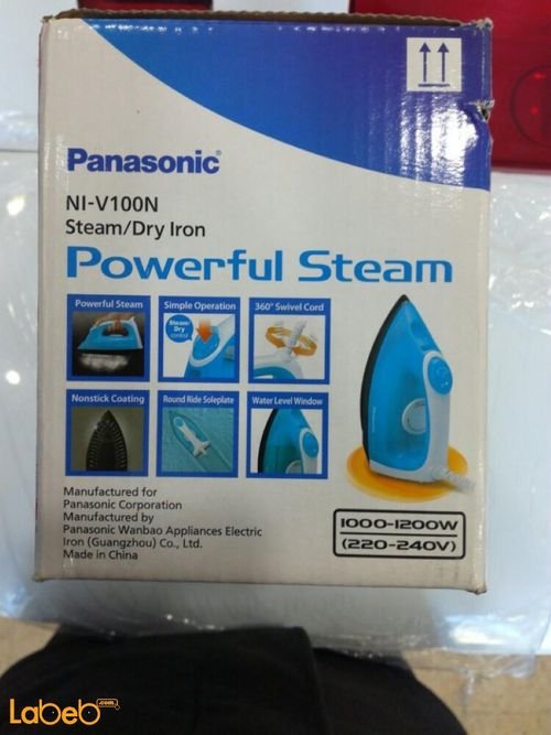 Panasonic Steam/Dry Iron - 1200Watt - Blue - NI-V100N model