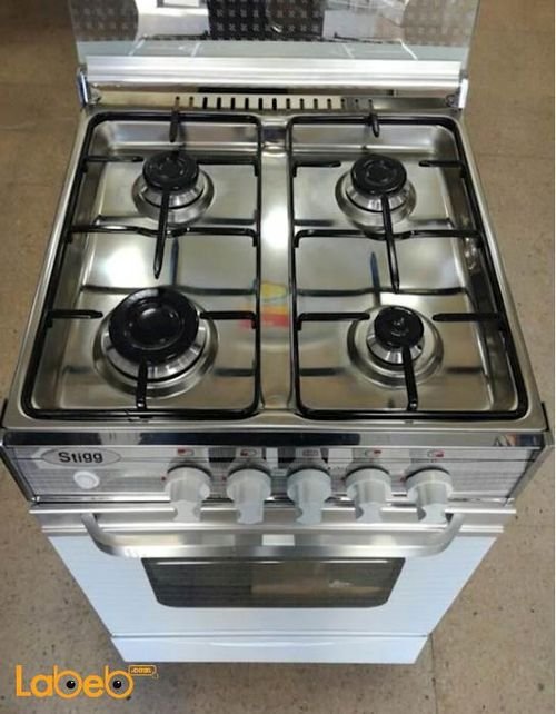 Stigg Oven - 4 Burners - 55x55 cm - White color - SG555W model
