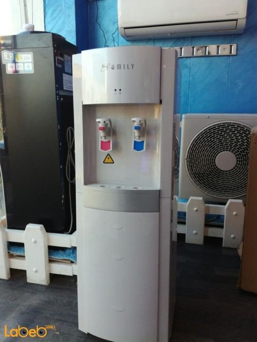 Family water cooler - 2 taps - Cold Hot - White - WP-1000 model