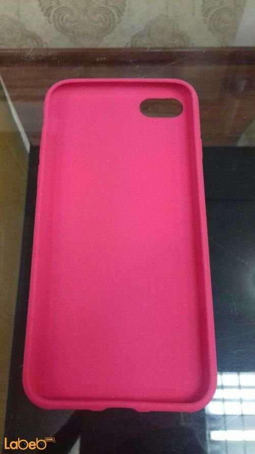 Mobile back cover - for iPhone 7 smartphone - pink color