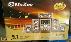 مكبر صوت وسماعات 5.1 Hoxen - قدرة 12000 واط - ذهبي - L-719