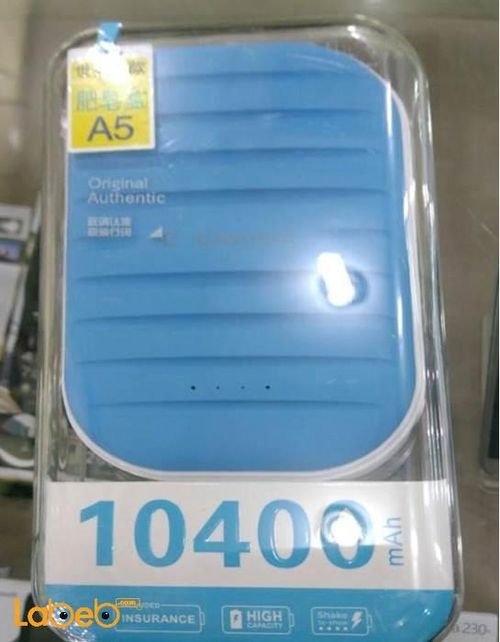 ELEMENT PowerBank - 10400mAh - USB - Blue color - A5