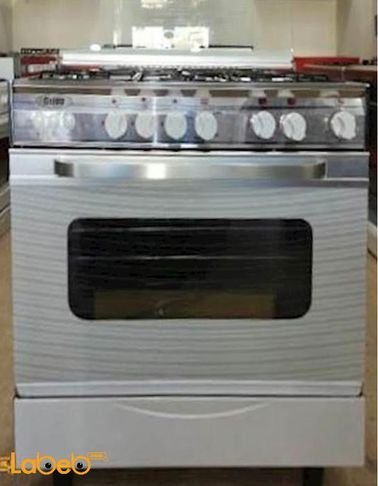 Stigg Oven - 5 Burners - 60x80 cm - White - SG855W model