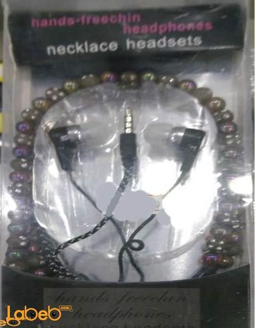 YI Zip earphones - necklace headset - 3.5mm - 3mw - 1.2m - black