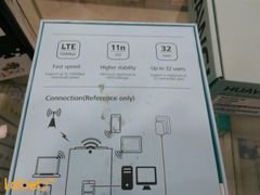 راوتر LTE كيوب هواوي - 4G - سرعة 150Mbps - أبيض - E5180H -936
