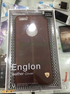 Nillkin Englon Leather Cover - iPhone 6 Plus - brown color