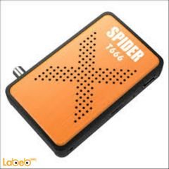 Spider T666 receiver - Full HD - 1080p - 4000 channels - Orange