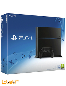 Sony PlayStation 4, 500GB, Black color, CUH-1216A model