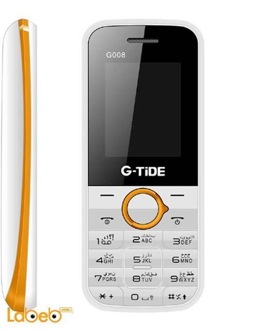 موبايل G-tide - ذاكرة 8 جيجابايت - 1.8 انش - لون أبيض - G008