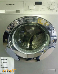 Thomson Front Load Washing Machine - 10.5Kg - Silver - TOM10/12SC