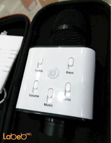 TUXUN Q7 Portable Multi-function Wireless Microphone - black