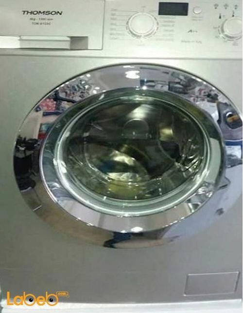 Thomson Front Load Washing Machine - 8Kg - Silver - TOM8/12SC