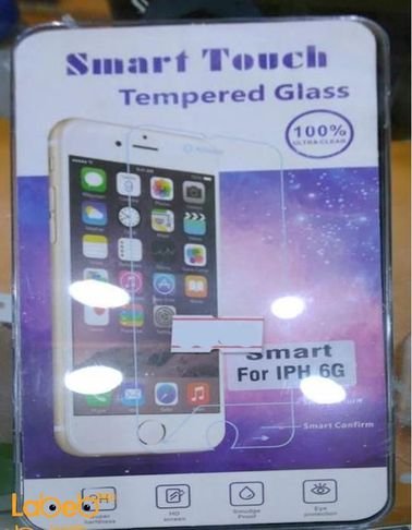 Smart touch tempered glass - for iPhone 6 - Transparent color