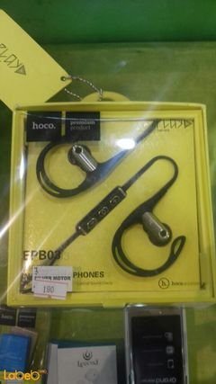 HOCO Bluetooth Earphones - 110mAh - black color - EPB03 model