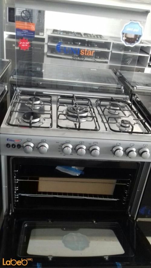 Sky star oven - 5 burners - 60x80cm - stainless color - C6080