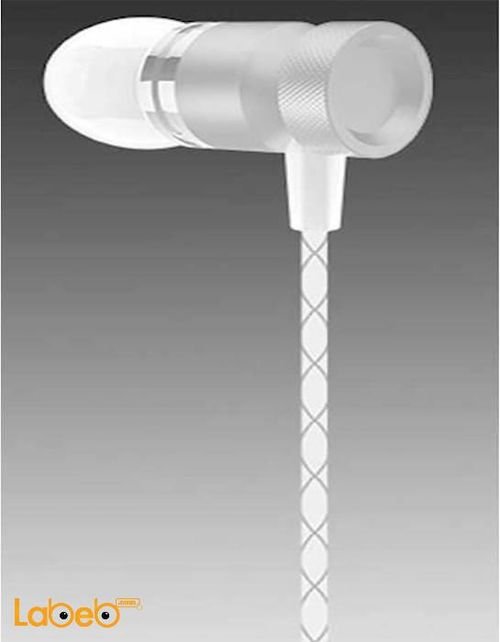 Konfulon earphones - Universal - With microphone - Silver - iNA8