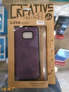 Lesu mobile back cover - for samsung S6 edge - Purple color