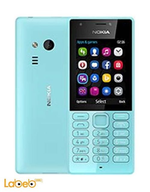 Nokia 222 mobile - 16MB - Dual Sim - Blue color - RM-1187