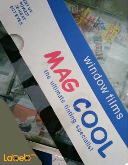 عازل حراري Mag Cool - لجميع السيارات - 50*3000 سم - لون أسود