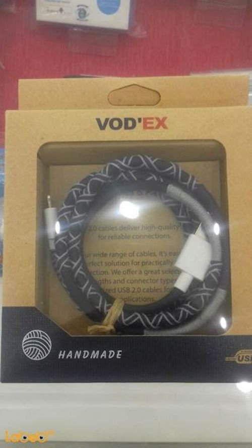 Vod'ex charge USB 2.0 cable - for iPhone - Fast charging - Black