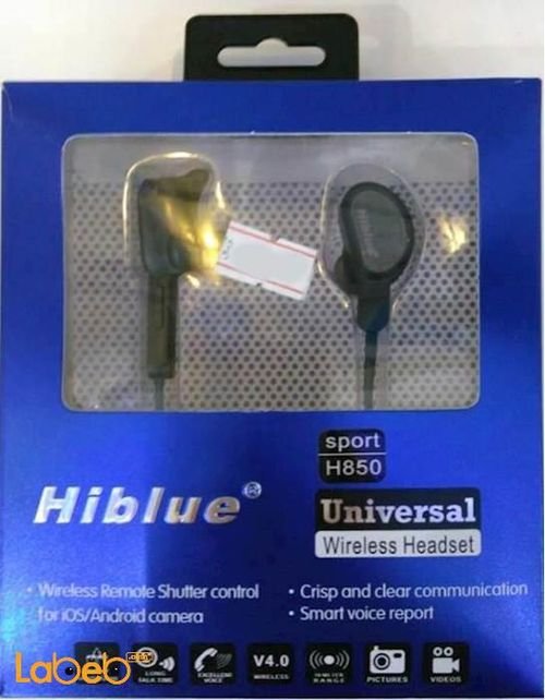 Hiblue Wireless headset - Universal - Black color - H850 model