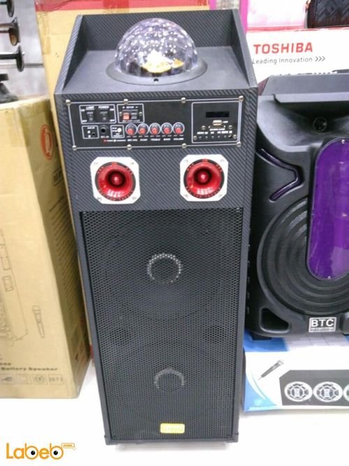 BMU Rechargeable Bluetooth Speaker - 40000w - black - DP-2101