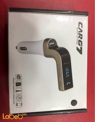 CARG7 Multifunction Handsfree Bluetooth Car Kit charger - black