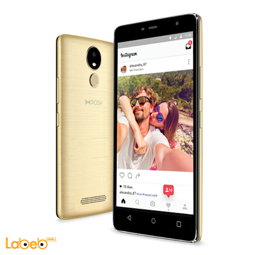 Posh L551 Smartphone - 16GB - 5.5inch - 13MP - Gold color