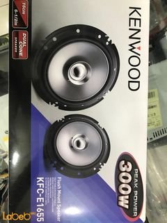 Kenwood flush mount Speaker - 300W - Black - KFC-E1655 model
