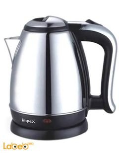 Impex electric kettle - 1.8L - 1500W - Stainless - Steamer 1801