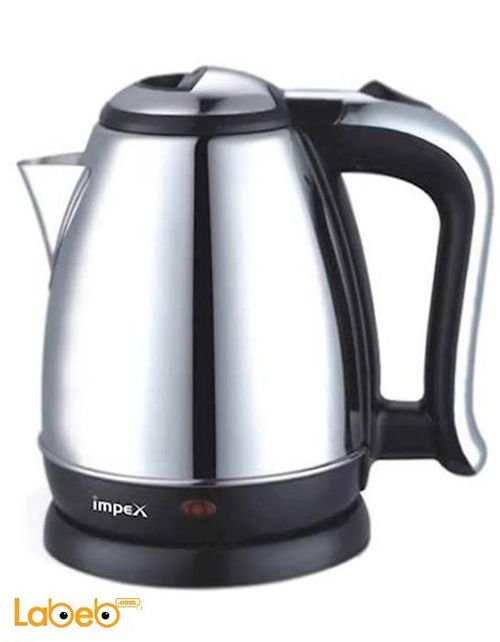 Impex electric kettle - 1.8L - 1500W - Stainless - Steamer 1801