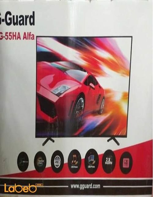 G-GUARD LED TV - 55inch - Black - GG-55HA Alfa model