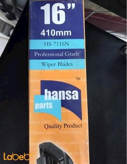 مساحات زجاج أمامية Hansa Parts - يونيفرسال - قطعتين - أسود - HS-7116N