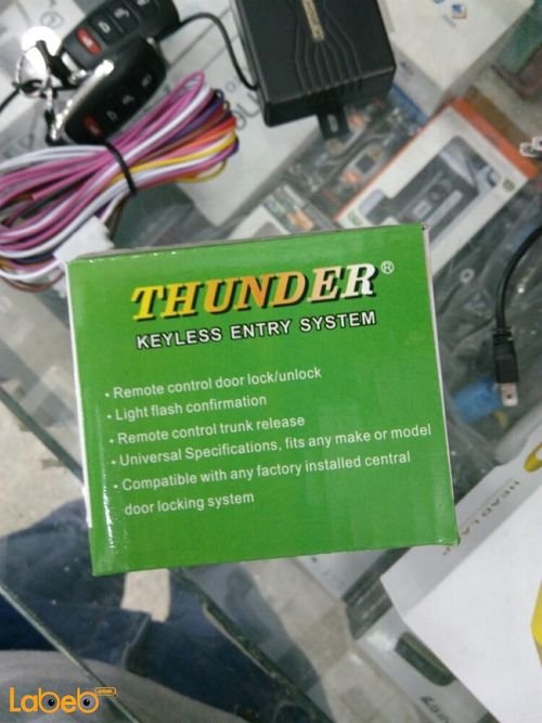 Thunder keyless entry system - Electronic lock - Black - C119