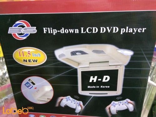 BS Flip down LCD DVD player - 11.5inch - USB Port - SD card