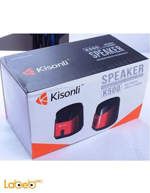 Kisonli computer multimedia speaker - Black color - K500 Model