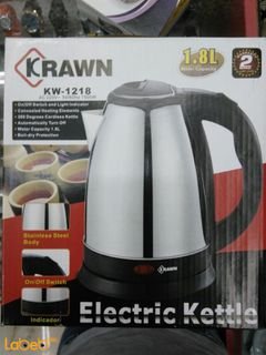 Krawn Electric kettle - 1.8L - 1500Watt - Black - KW_1218