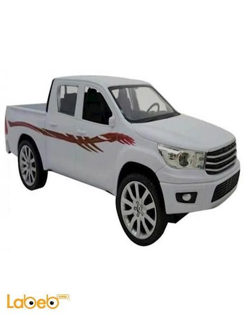 Model car Hilux Double Cab pickup - White - Remote control