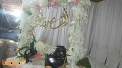 Artificial & natural flowers - coordinated with wedding Jewelry