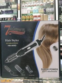 7eleven hair styler - 900Watt - Black color - HB_805D model