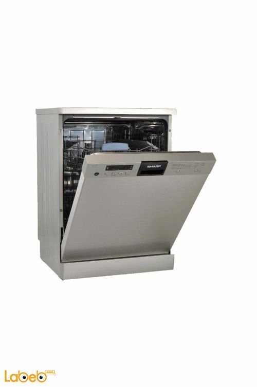 Sharp dishwasher - 12 seats - 6 program - Silver color - QWV634X