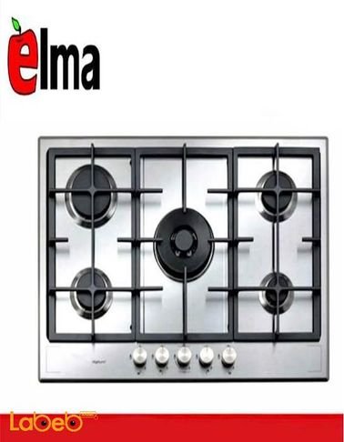 طباخ غاز ELMA - خمس عيون - 90 سم - ستانليس ستيل - موديل ELM-HD911