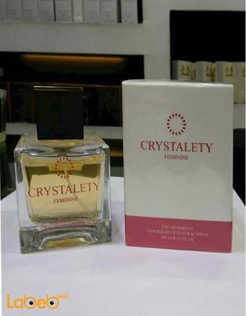 عطر Crystalety - للنساء - منتج فرنسي - 100 مل - لون اسود ذهبي