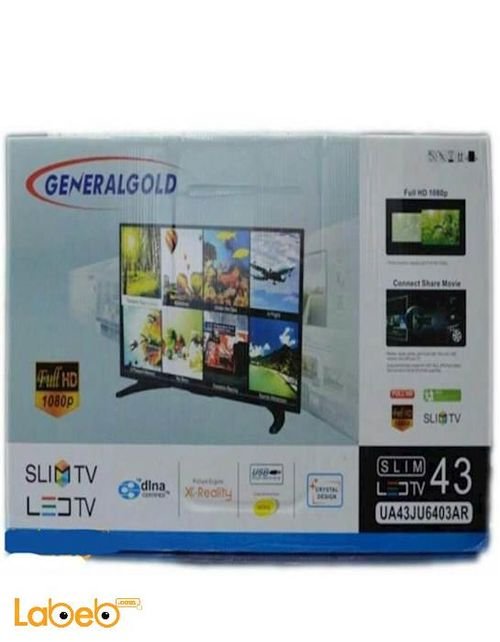 General Gold LED TV - 43 inch - FHD - UA43JU6403AR model